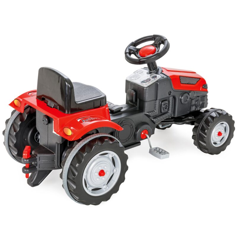 Traktor na pedały farmer gotrac ciągnik ciche koła, zabawka dla dzieci, Woopie