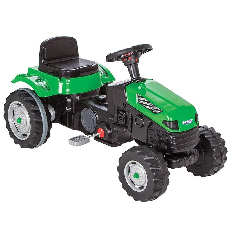 Traktor na pedały farmer gotrac ciągnik ciche koła, zabawka dla dzieci, Woopie
