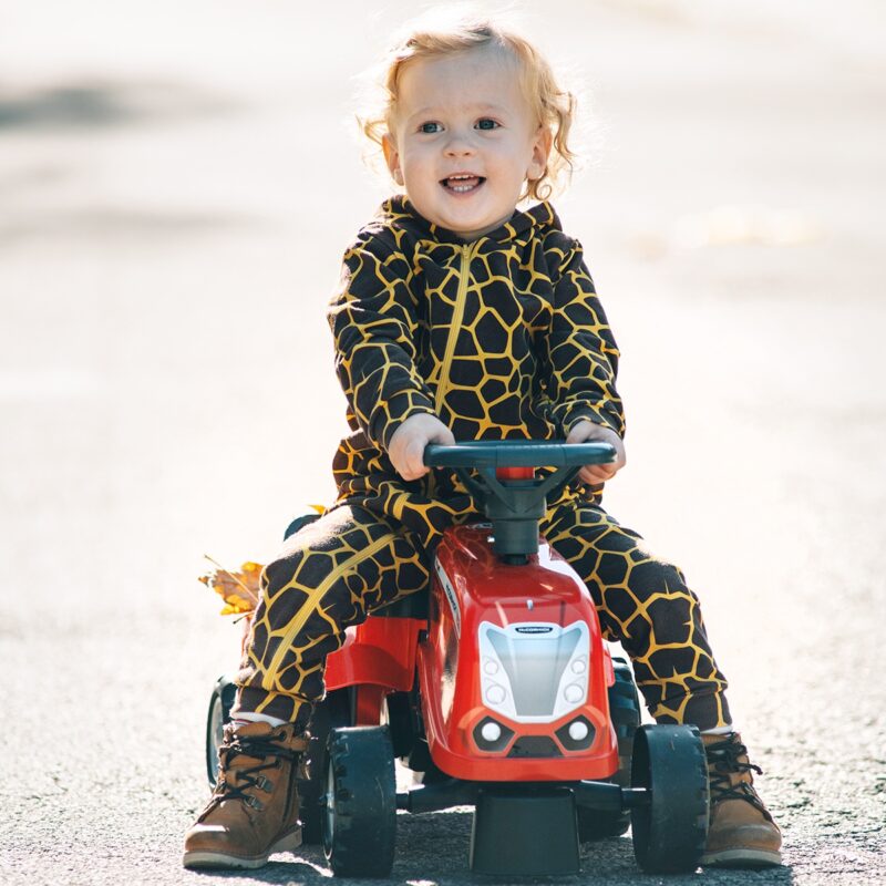 Traktorek baby mac cormick czerwony z przyczepką + akc. od 1 roku, zabawka dla dzieci, FALK