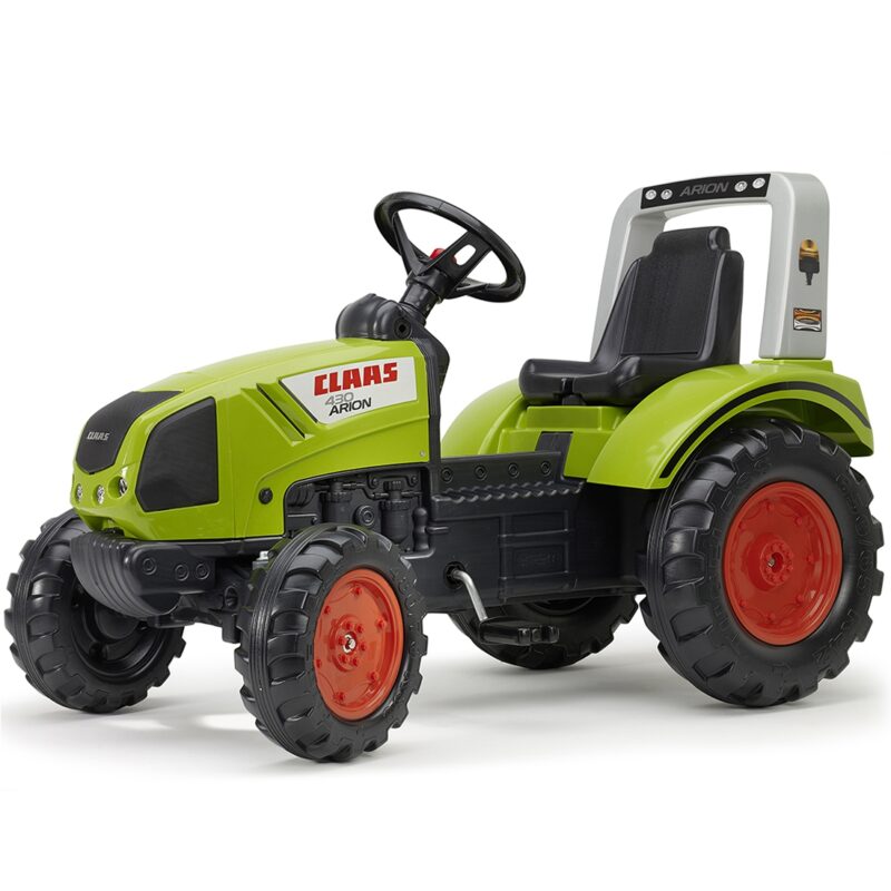 Traktorek Claas zielony na pedały z klaksonem od 3 lat, zabawka dla dzieci, FALK