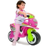 Różowy motorek biegowy jeździk thundra, zabawka dla dzieci, INJUSA