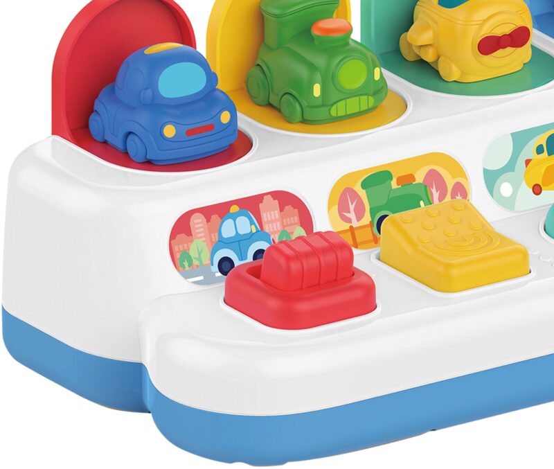 Baby zabawka edukacyjna wyskakujące pojazdy pop-up, zabawka dla dzieci, Woopie