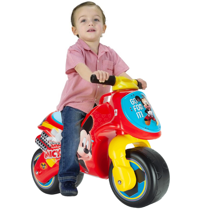 Myszka miki jeździk motor rowerek biegowy, zabawka dla dzieci, INJUSA