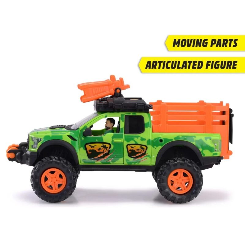 Playlife pojazd do tropienia dinozaurów 25 cm, zabawka dla dzieci, Dickie