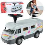 Jeździk kamper samochód kempingowy auto dla dzieci + dźwięk, zabawka dla dzieci, Big