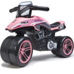Jeździk racing różowy szerokie koła od 2 lat, zabawka dla dzieci, FALK