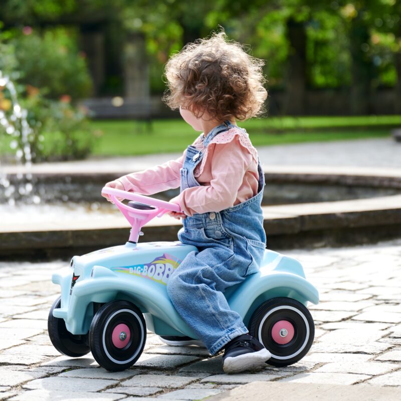 Jeździk bobby car classic z klaksonem jednorożec, zabawka dla dzieci, Big