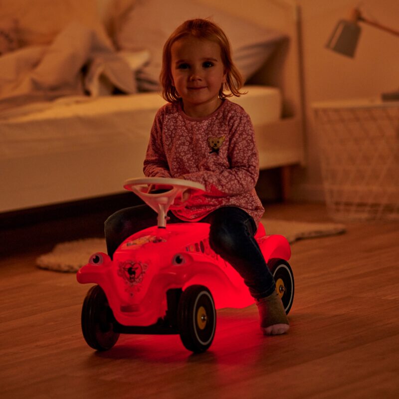 Jeździk bobby car classic z klaksonem świecący, zabawka dla dzieci, Big
