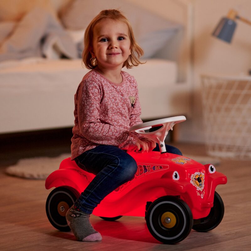 Jeździk bobby car classic z klaksonem świecący, zabawka dla dzieci, Big