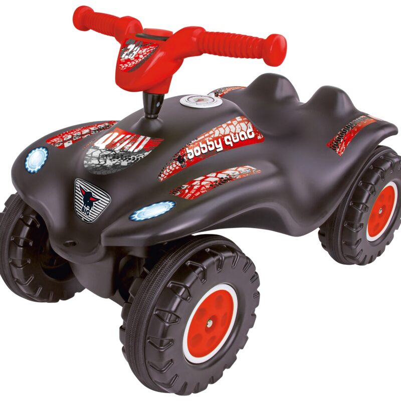 Jeździk bobby quad racing czarny, zabawka dla dzieci, Big