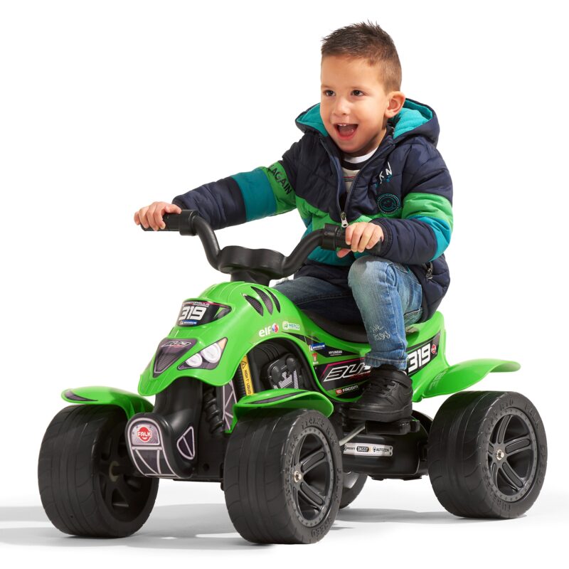 Quad bud racing team zielony na pedały od 3 lat, zabawka dla dzieci, FALK
