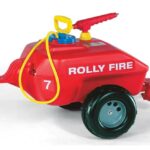 Rollytrailer przyczepa cysterna do traktora straż pożarna 5l, zabawka dla dzieci, Rolly Toys