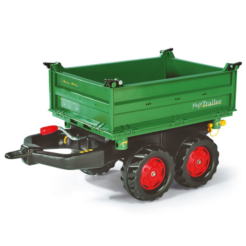 Rollytrailer przyczepa wywrotka mega trailer do traktora, zabawka dla dzieci, Rolly Toys