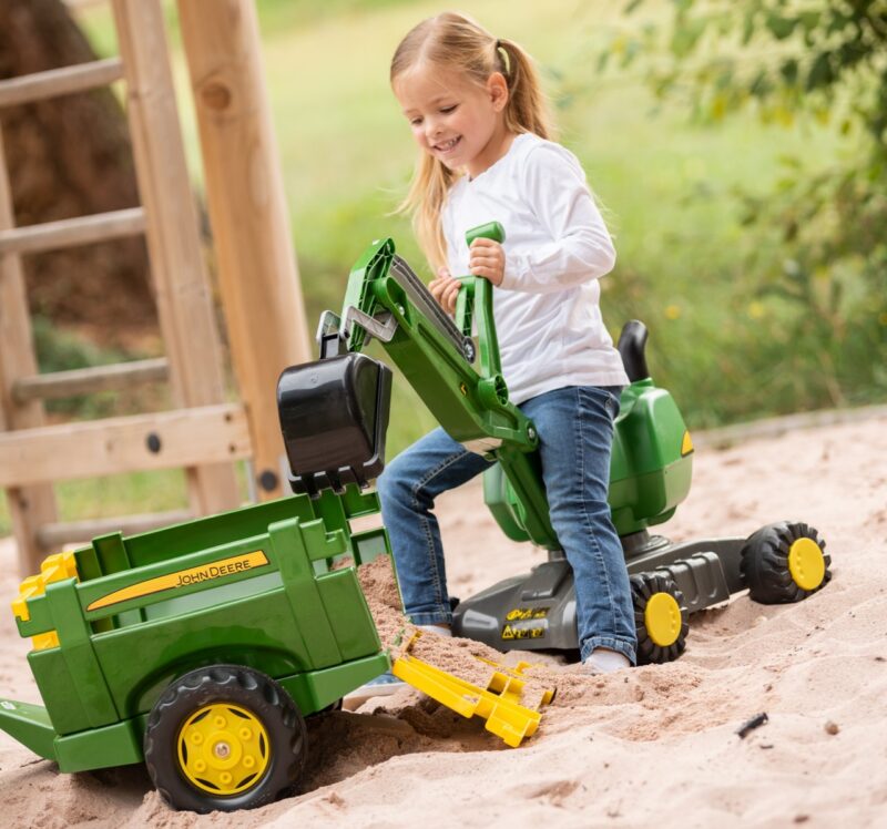 Rolly digger - koparka samobieżna John Deere, zabawka dla dzieci, Rolly Toys