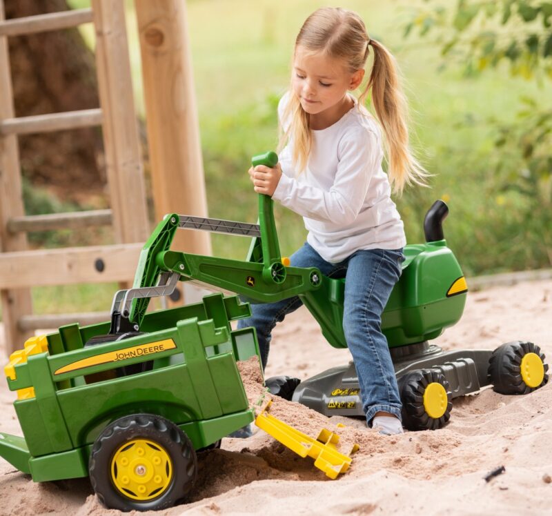 Rolly digger - koparka samobieżna John Deere, zabawka dla dzieci, Rolly Toys