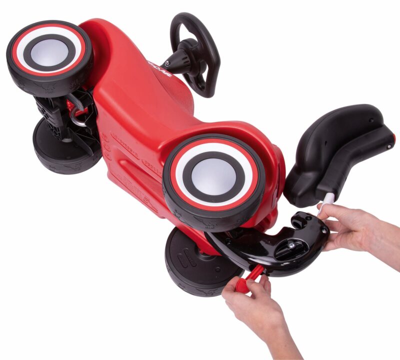 Drążek do jeździków Big bobby car z oparciem, zabawka dla dzieci