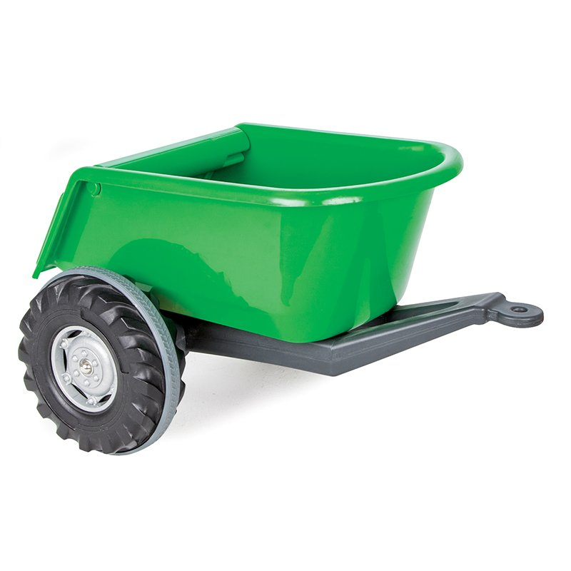 Przyczepka wywrotka super trailer - zielona, 35 kg, zabawka dla dzieci, Woopie