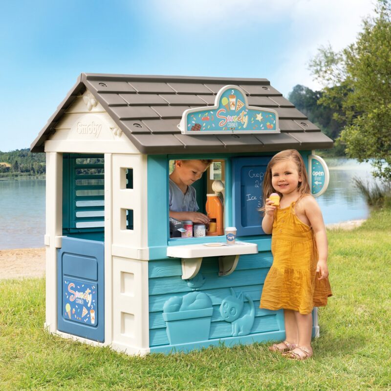 Domek ogrodowy lodziarnia sweety corner, zabawka dla dzieci, Smoby