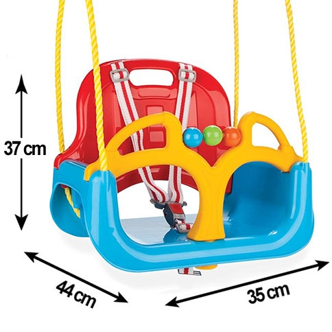 Huśtawka swing 3w1 niebieska, zabawka dla dzieci, Woopie