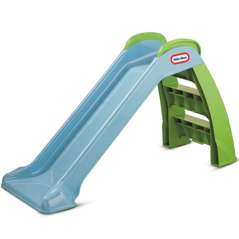 Zjeżdżalnia ogrodowa first slide - moja pierwsza, 95 cm, niebieska, zabawka dla dzieci, Little Tikes