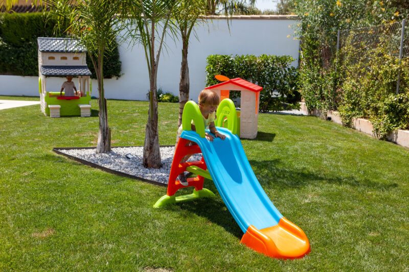 Zjeżdżalnia ogrodowa ślizg wodny 152 cm, zabawka dla dzieci, Feber