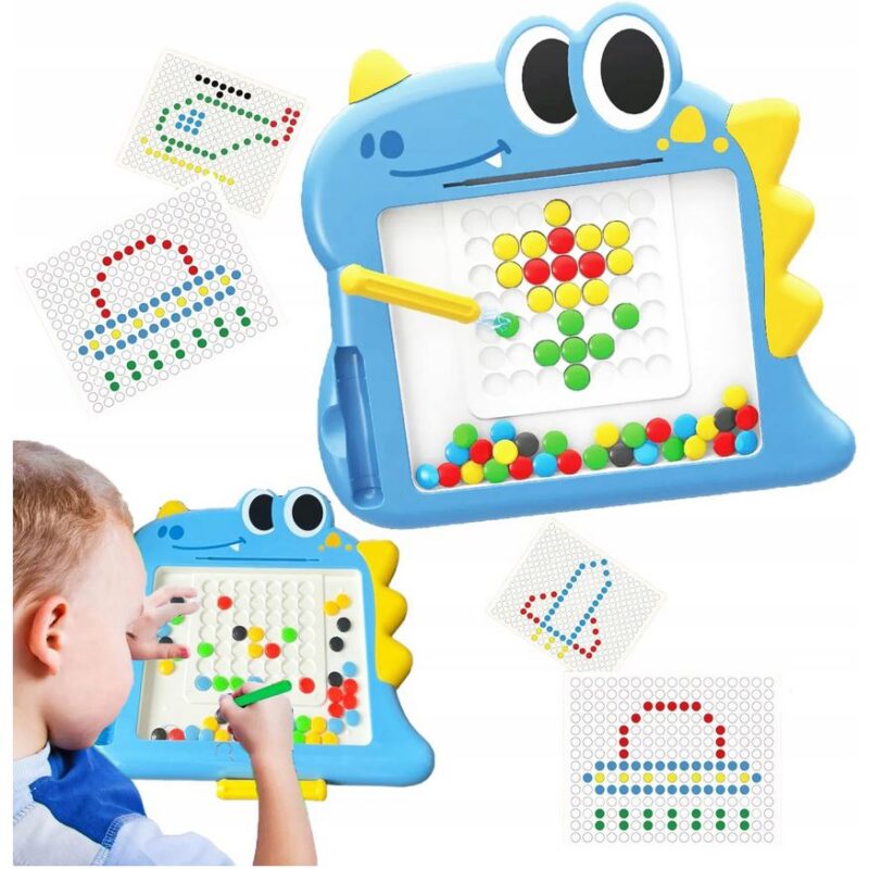Tablica magnetyczna dla dzieci Montessori magpad dinozaur, zabawka dla dzieci, Woopie