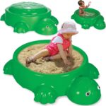 Piaskownica żółw z przykryciem 2w1 basen wodny, zabawka dla dzieci, Woopie