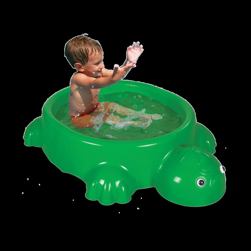 Piaskownica żółw z przykryciem 2w1 basen wodny, zabawka dla dzieci, Woopie