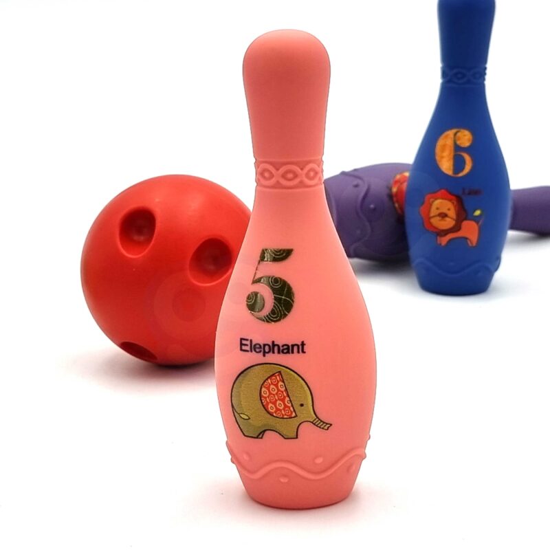 Kręgle sensoryczne dla niemowląt 8 el., zabawka dla dzieci, Woopie