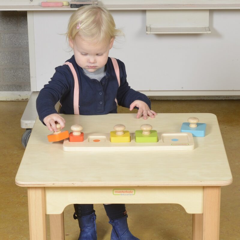 Układanka nauka rozmiarów i kolorów Montessori, zabawka dla dzieci, Masterkidz