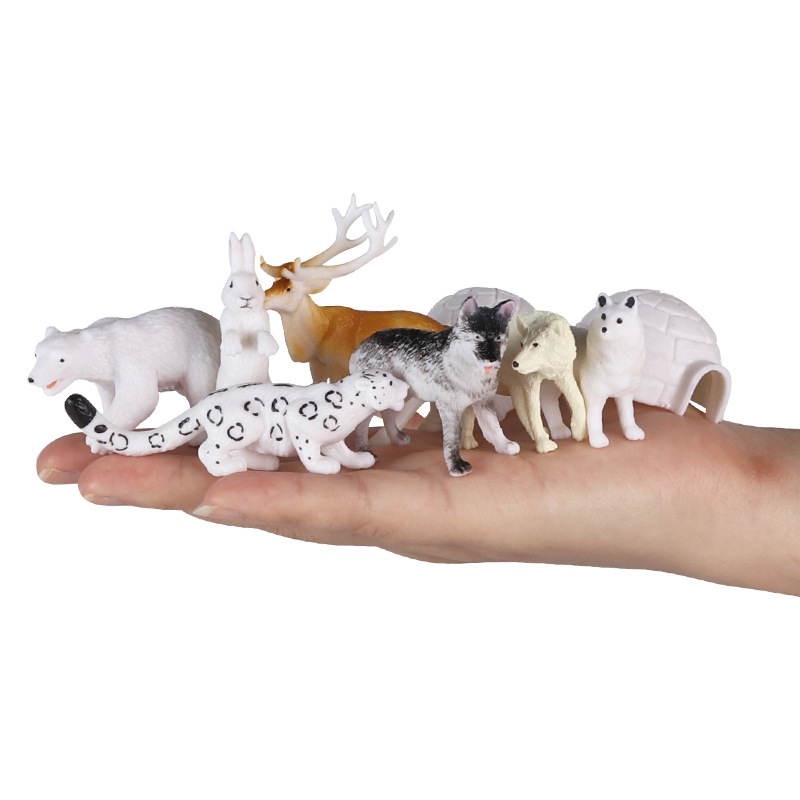 Zestaw figurki zwierzęta arktyczne 16 szt., zabawka dla dzieci, Woopie