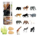 Zestaw figurki dzikie zwierzęta 16 szt. - wersja 2, zabawka dla dzieci, Woopie