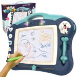 Znikopis interaktywna tablica magnetyczna tablet graficzny muzyka swiatło niebieski, zabawka dla dzieci, Woopie