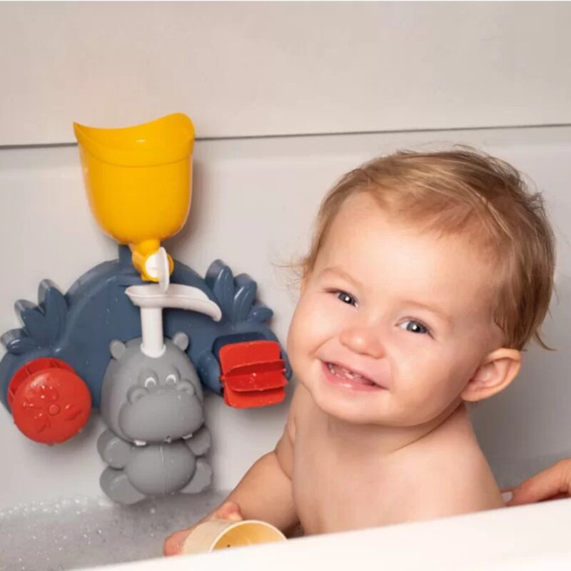 Little zabawka motoryczna dla dzieci hipopotam do kąpieli, zabawka dla dzieci, Smoby