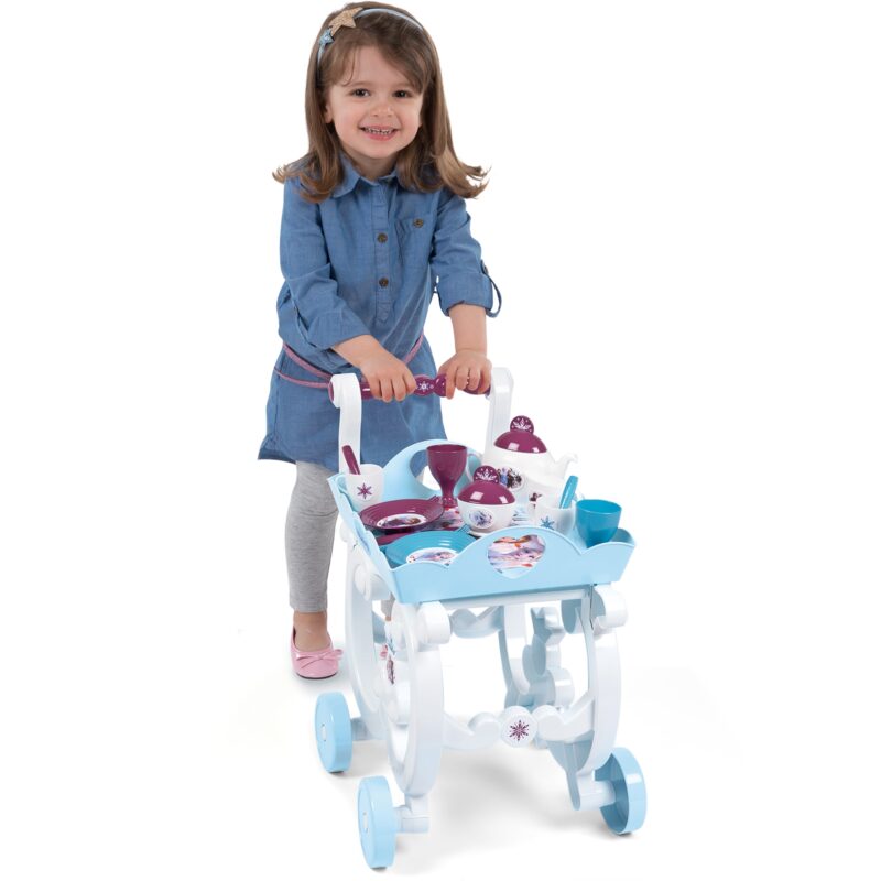 Kraina lodu ii wózek z zastawą i tacą, zabawka dla dzieci, Smoby