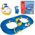 Waterplay tor wodny rotterdam + łódka + figurka, zabawka dla dzieci, Big