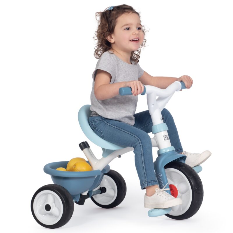 Rowerek trójkołowy be move komfort niebieski, zabawka dla dzieci, Smoby