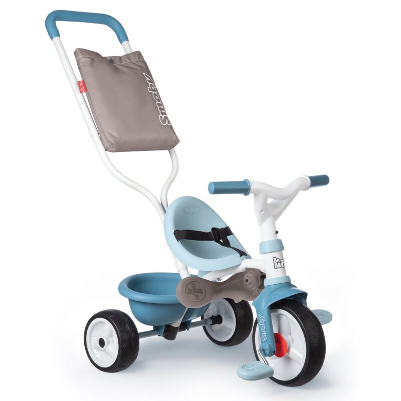 Rowerek trójkołowy be move komfort niebieski, zabawka dla dzieci, Smoby