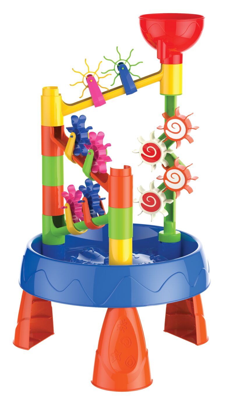 Stolik wodny 2w1 wodospad 5 el., zabawka dla dzieci, Woopie