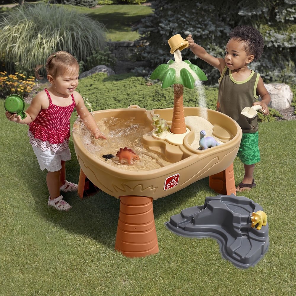 Stół wodny park dinozaurów wodna piaskownica step 2 fontanna, zabawka dla dzieci