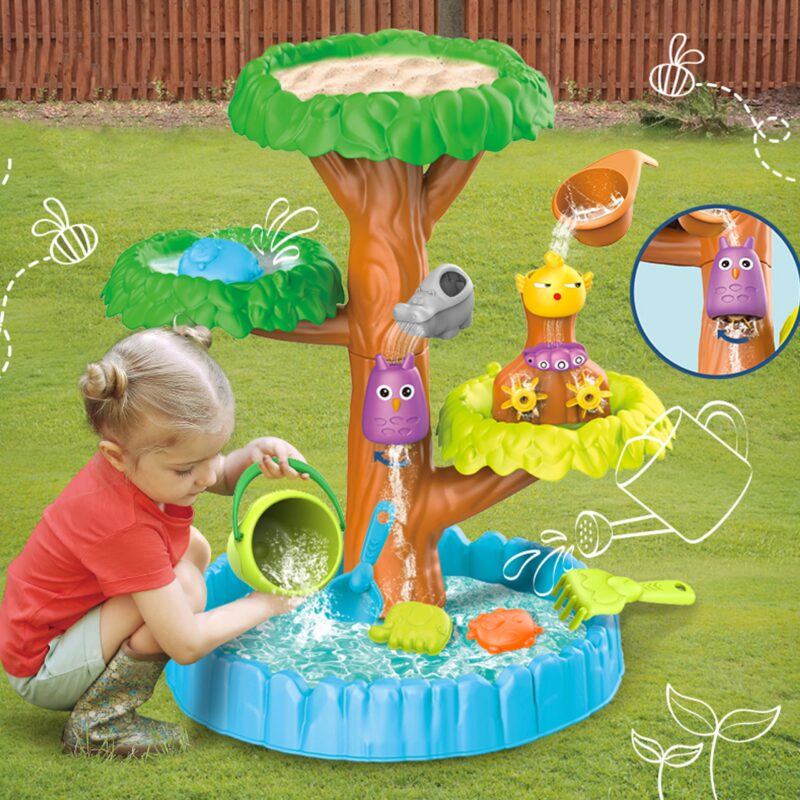 Stolik wodny wesołe drzewko + akc., zabawka dla dzieci, Woopie