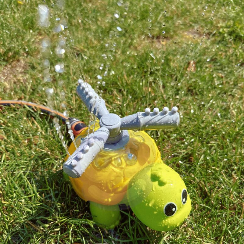 Zraszacz ogrodowy fontanna żółwik, zabawka dla dzieci, Woopie