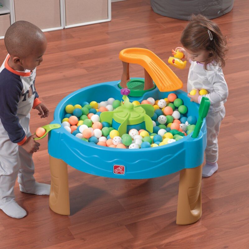 Stół wodny z akcesoriami i zjeżdżalniami dla zwierzątek, zabawka dla dzieci, Step2