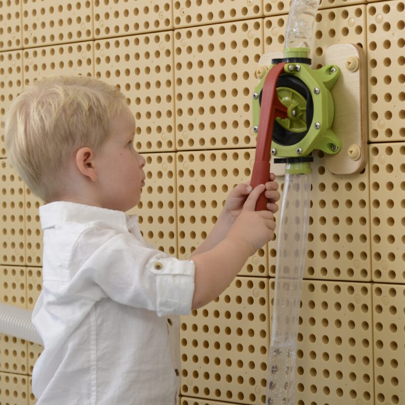 Pompa wodna do zestawu hydraulicznego - tablica naukowo-kreatywna Masterkidz STEM wall, zabawka dla dzieci