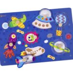 Układanka puzzle z pinezkami kosmos Classic World, zabawka dla dzieci