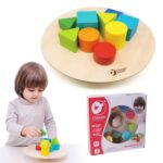 Układanka sensoryczna balans równowaga Montessori 11 el., zabawka dla dzieci, Classic World