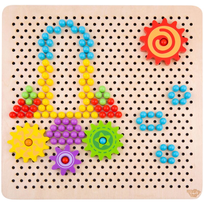 Mozaika, układanka z pinezkami, Montessori, zabawka dla dzieci TOOKY TOY