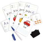 Karty edukacyjne fiszki do nauki pisania, zabawka dla dzieci, Tooky Toy