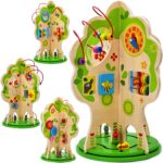 Duża zabawka edukacyjna activity tree wielofunkcyjne drzewo, zabawka dla dzieci, Tooky Toy