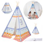 Drewniany namiot teepee, zabawka dla dzieci, Classic World